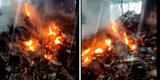 Mesa Redonda: fuego se reaviva en zona de escombros de la galería Plaza Central