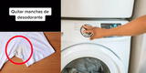 ¿Cómo quitar manchas de desodorante de la ropa? Conoce el sencillo truco que se ha vuelto viral TikTok [VIDEO]