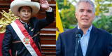 Pedro Castillo pide autorización al Congreso para viajar a Colombia a reunirse con Duque