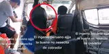 Chofer se vuelve sensación en redes sociales son singular 'método' para abrir puerta tras falta de cobrador [VIDEO]