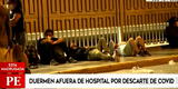 COVID-19: personas duermen tirados en el piso esperando para despistaje del virus [VIDEO]