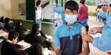 Minedu evaluará casos de escolares que no se vacunen contra la COVID-19 para el regreso a clases