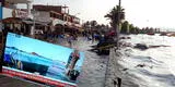 Prensa de Chile informa que autoridades peruanas no alertaron a su población sobre tsunamis [VIDEO]
