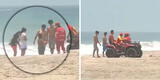 Tsunami en Perú: registran gran presencia de bañistas en playa San Pedro, pese a restricción