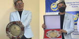 Bryan Arámbulo recibe importante condecoración en Huacho