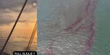 Imágenes del momento del derrame de petróleo desmiente a Repsol sobre fuertes oleajes anómalos