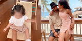 Youna graba 'embobado' a su novia Sahamara Lobatón jugando con su bebé Xianna [VIDEO]