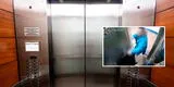 Padre encuentra a sujeto intentado abusar de su hija en un ascensor y lo golpea salvajemente [VIDEO]