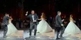 Novia baila con su padre en su boda, pero su progenitor se roba el ‘show’ con singulares pasos [VIDEO]
