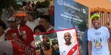 Perú vs. Colombia: ‘Cuto’ Guadalupe llevó la fe hasta Barranquilla y participó del banderazo de la Bicolor
