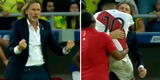 Christian Cueva corre a abrazar a Ricardo Gareca tras primer gol de Perú [VIDEO]