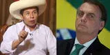 Pedro Castillo solicitará a Jair Bolsonaro un gabinete binacional entre Perú y Brasil