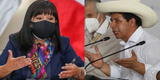 Palacio de Gobierno: Mirtha Vásquez se reúne con Pedro Castillo tras diferencias entre ellos