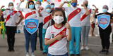 Perú vs Ecuador: Menores de 5 a 11 años se vacunaron contra el COVID-19 y alentaron a la selección [FOTO]