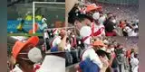 ¡Se emocionó! Cuto Guadalupe casi ‘ahorca’ a hincha al abrazarlo tras gol de Edison Flores [VIDEO]