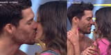 Patricio Parodi y Luciana Fuster se besan en televisión, por primera vez. ¡Fuego! [VIDEO]