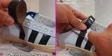 ¡Ingenio peruano! Joven transforma sus zapatillas en unas Adidas y causa furor en TikTok [VIDEO]