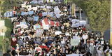 Ciudadanos convocan a marchas para movilizarse contra el Gobierno y el Congreso