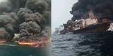 Nigeria: buque con 2 millones de barriles de petróleo explota en el mar y deja al menos 10 desaparecidos