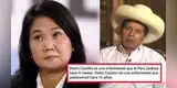 Keiko Fujimori dice que la “enfermedad es Pedro Castillo” y pide que renuncie, pero usuarios la trolean
