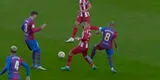 ¡Esta entero! Dani Alves hace historia con golazo Barcelona vs. Atl. Madrid, pero le ponen roja y queda fuera [VIDEO]