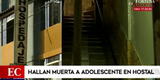 San Luis: hallan muerta a menor de 17 años en una habitación de hostal [VIDEO]
