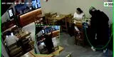 Miraflores: Delincuente roba a balazos y golpes a clientes de restaurante [VIDEO]