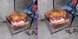¡Ingenio peruano! Joven comparte sencillo método para preparar pollo a la brasa sin horno [VIDEO]