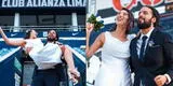 Comparten misma afición por Alianza Lima, se casan y celebran su amor con sesión de fotos en Matute