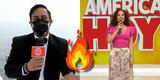 Reportero de América hoy enfrenta a Janet Barboza EN VIVO y la parcha: "¡Ya suéltame!"