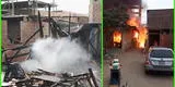 “Son más de 250 mil soles en pérdidas”: Carpinteros se quedan en la calle tras voraz incendio en VES [VIDEO]