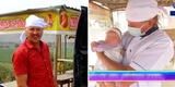 Gringo Karl deja los huevitos de codorniz para vender ceviche y cuidar a su bebé: “Mi princesa” [VIDEO]