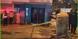 SJL: sicarios asesinan a balazos a un hombre mientras cenaba en un restaurante [VIDEO]