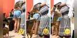 ¡Más allá! Perrito pide que le hagan un espacio para saber el "chisme" que sus dueñas ven en la calle y escena conmueve [VIDEO]