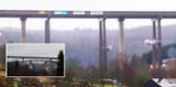 ¡Impresionante! Puente de 72 metros de altura fue destruido en Alemania [VIDEO]