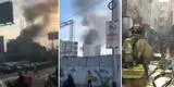 Surquillo: Incendio de grandes proporciones se registra en el sector Casa Huerta