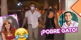 Melissa Paredes y Anthony Aranda pasean juntos pero les gritan: “¡Pobre Gato!” [VIDEO]