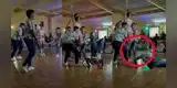 Intenta robarse el 'show' con sus pasos de baile en quinceañero, pero comete tremendo blooper [VIDEO]
