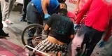 Adolescente sufre accidente de tránsito y termina con su bicicleta incrustada en el abdomen