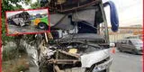 SJM: 25 heridos tras choque de bus contra tráiler estacionado en la Panamericana Sur [VIDEO]