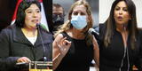 Betssy Chávez no retirará su denuncia constitucional contra María Alva y Patricia Chirinos
