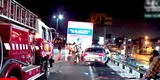 El Agustino: chofer de auto se queda dormido y produce choque contra tráiler en Vía Evitamiento [VIDEO]