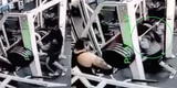 Mujer muere en gimnasio tras caerle pesa de 180 kilos en la cabeza mientras hacia su rutina [VIDEO]