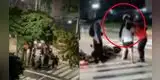 Delincuente le roba celular a una mujer, vecinos lo atrapan y lo golpean, pero víctima sale en su defensa