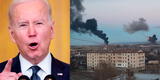 Joe Biden: “Rusia es responsable de la muerte y destrucción que traerá este ataque” [VIDEO]