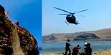 Chorrillos: ciclista sufre estrepitosa caída en Morro Solar y fue evacuado en helicóptero