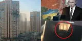 Edificio familiar de más de 22 pisos ha sido destruido por un misil ruso esta madrugada: "Tenemos miedo" [VIDEO]