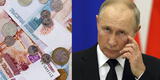 El rublo ruso marca una caída de alrededor del 30% tras el ataque de Rusia a Ucrania