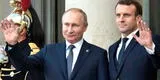 Putin y Macron conversaron por teléfono para ponerle fin a la guerra en Ucrania