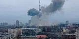 Ejército de Vladimir Putin bombardeó una torre de comunicación y Kiev se quedó sin TV: dejó 5 muertos